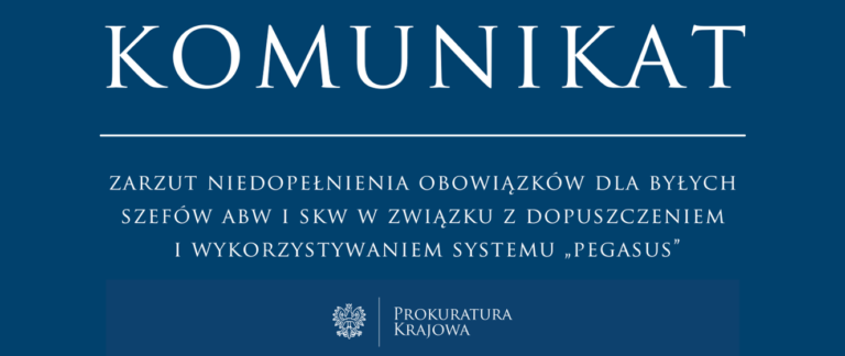 Byłych szefów ABW i SKW oskarżono o niedopełnienie obowiązków w sprawie Pegasusa - Świat