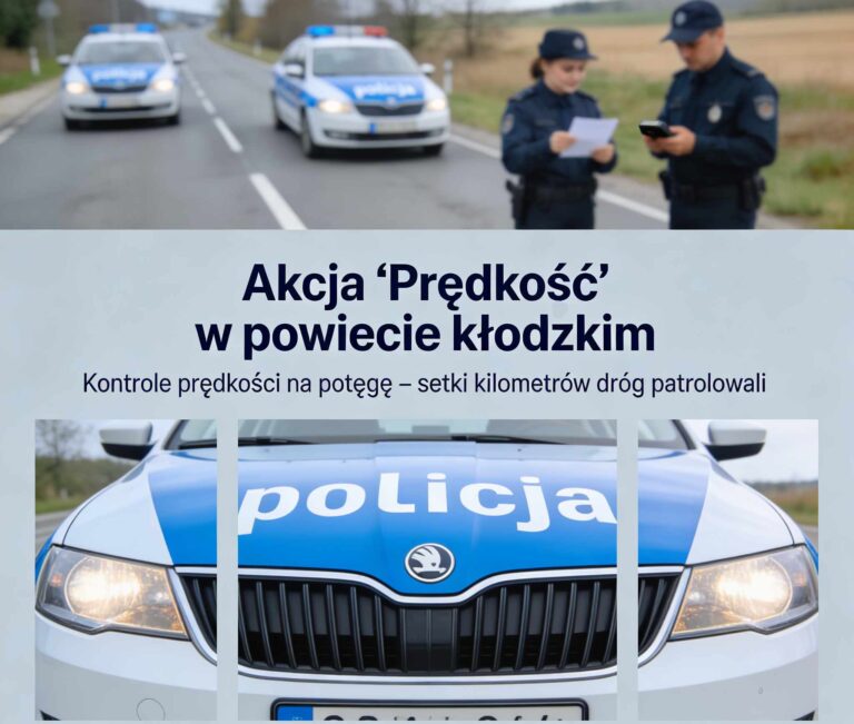 Intensywne działania drogówki w powiecie kłodzkim