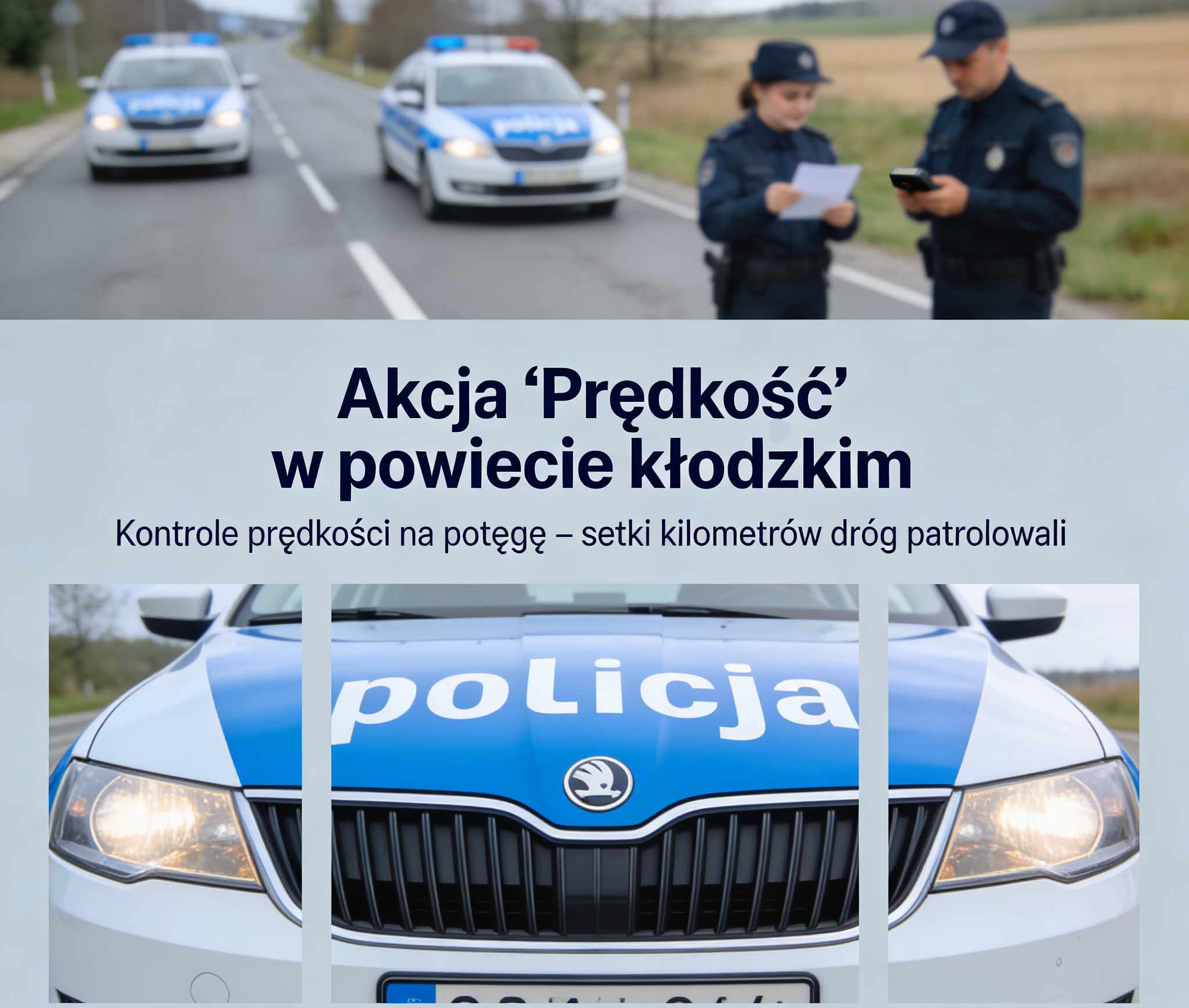 Intensywne działania drogówki w powiecie kłodzkim