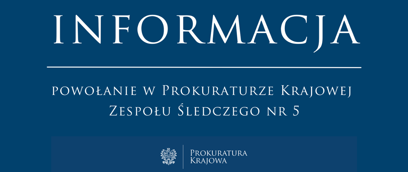 Nowy Zespół Śledczy ds. Handlu Ludźmi w Prokuraturze Krajowej - Polska
