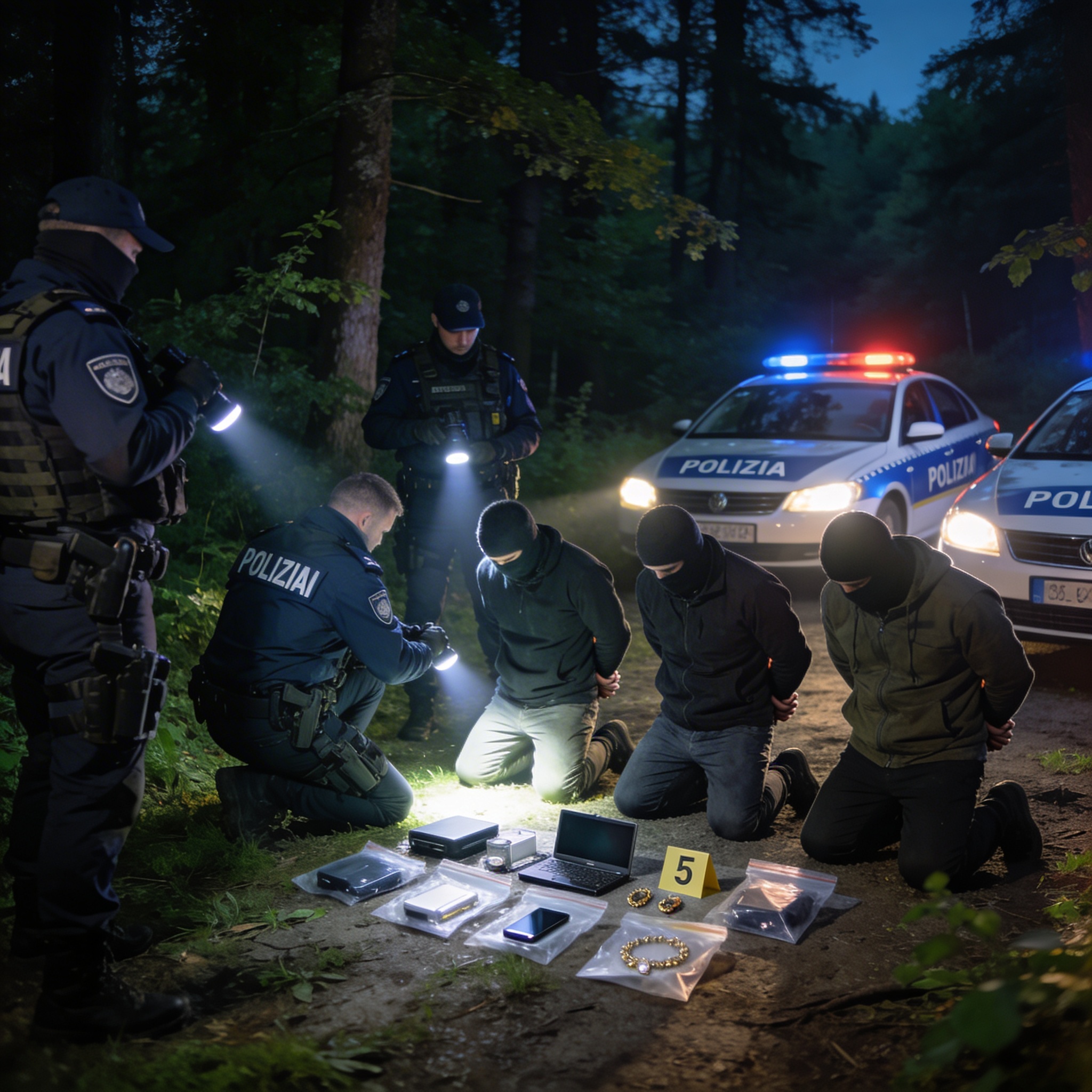 Zatrzymanie złodziei przez płocką policję