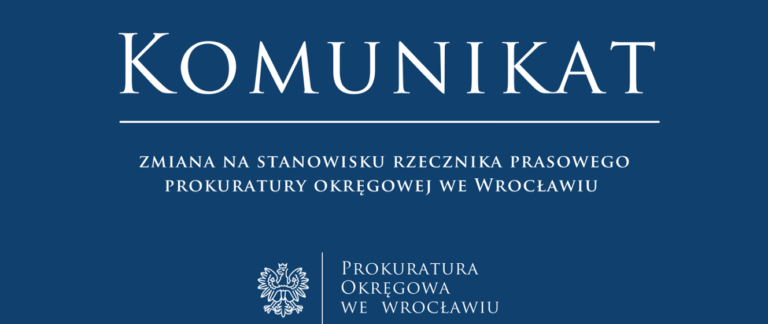Zmiana Rzecznika Prasowego we Wrocławiu - Dolnośląskie
