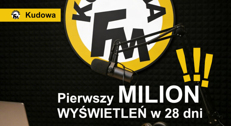 Pierwszy milion wyświetleń KudowaFM