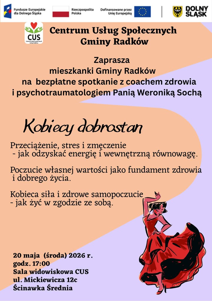 Kobiecy dobrostan: Spotkanie w Gminie Radków z Weroniką Sochą - Aktualności