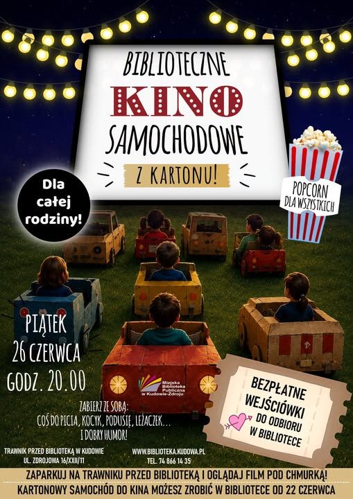 Kartonowe Kino Samochodowe w Kudowie Zdroju! - Aktualności