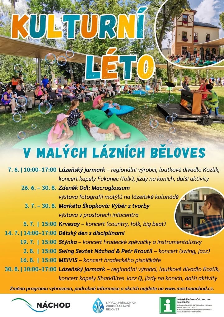 Kulturní Léto v Malých lázních Běloves: Nabitý Program pro Celou Rodinu! - Aktualności