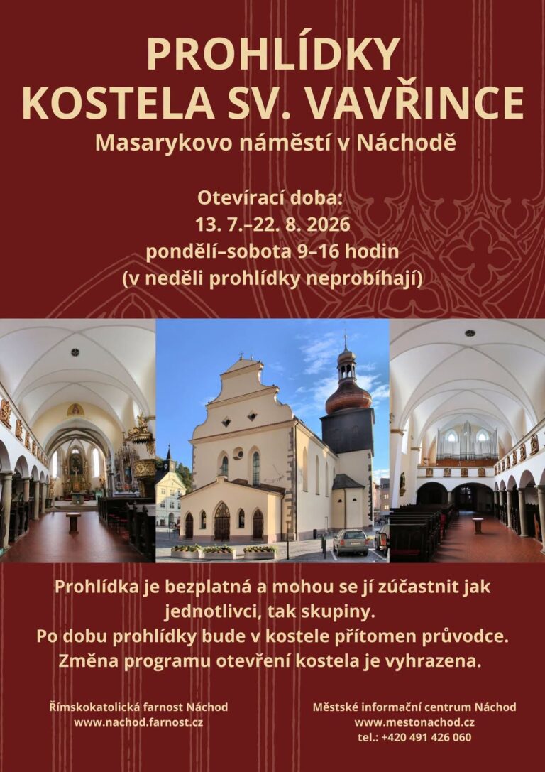 Otwarty kościół św. Wawrzyńca w Náchodzie - Czechy