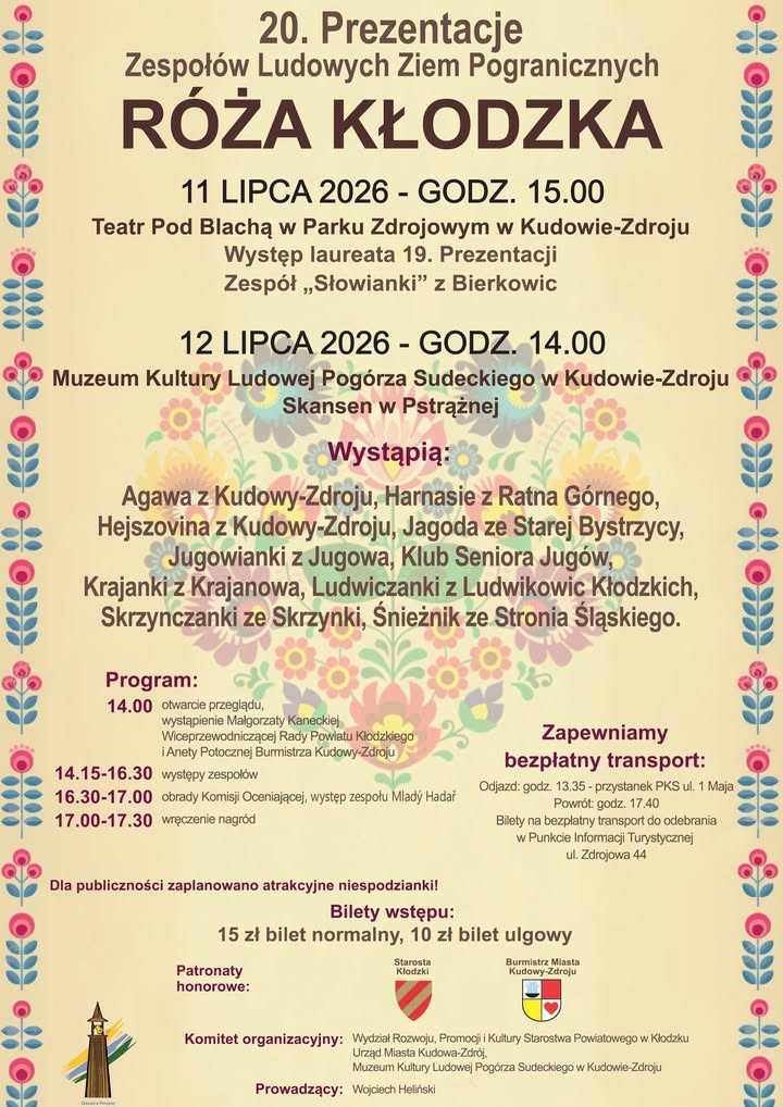 Święto tradycji w Pstrążnej: Prezentacje RÓŻA KŁODZKA - Paragraf