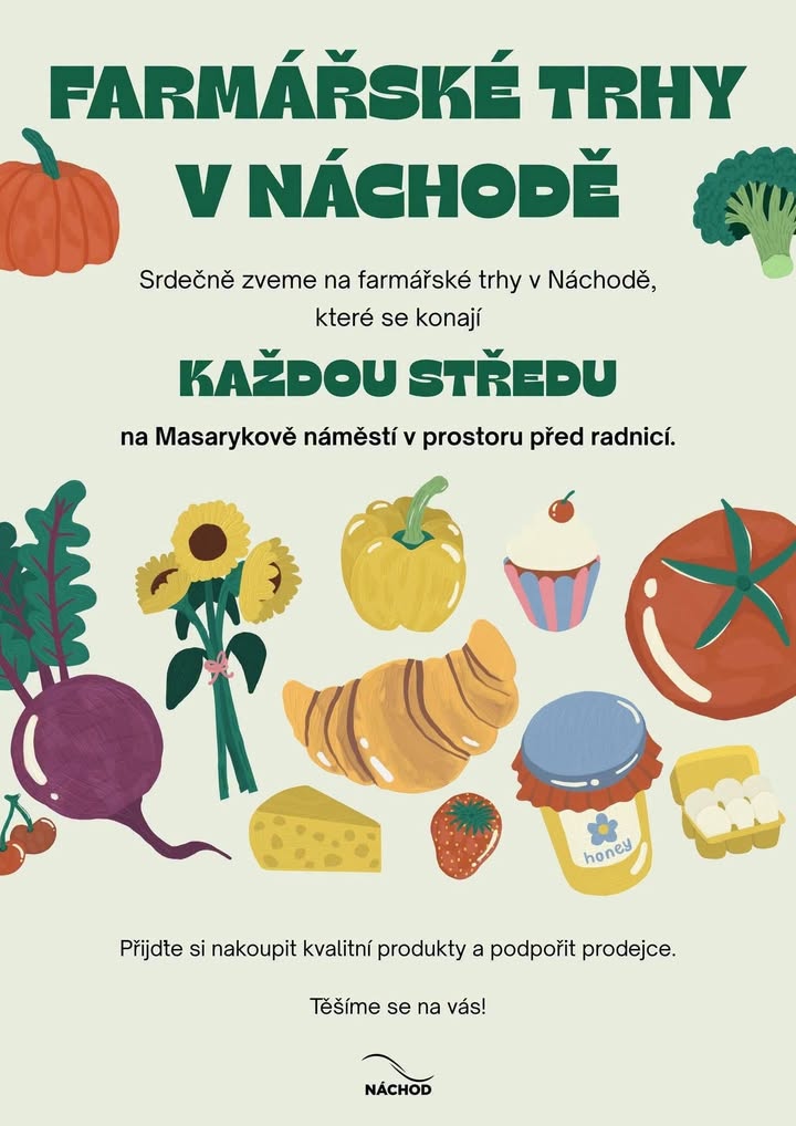 Targi rolnicze w Náchodzie: Świeże produkty co środę - Czechy
