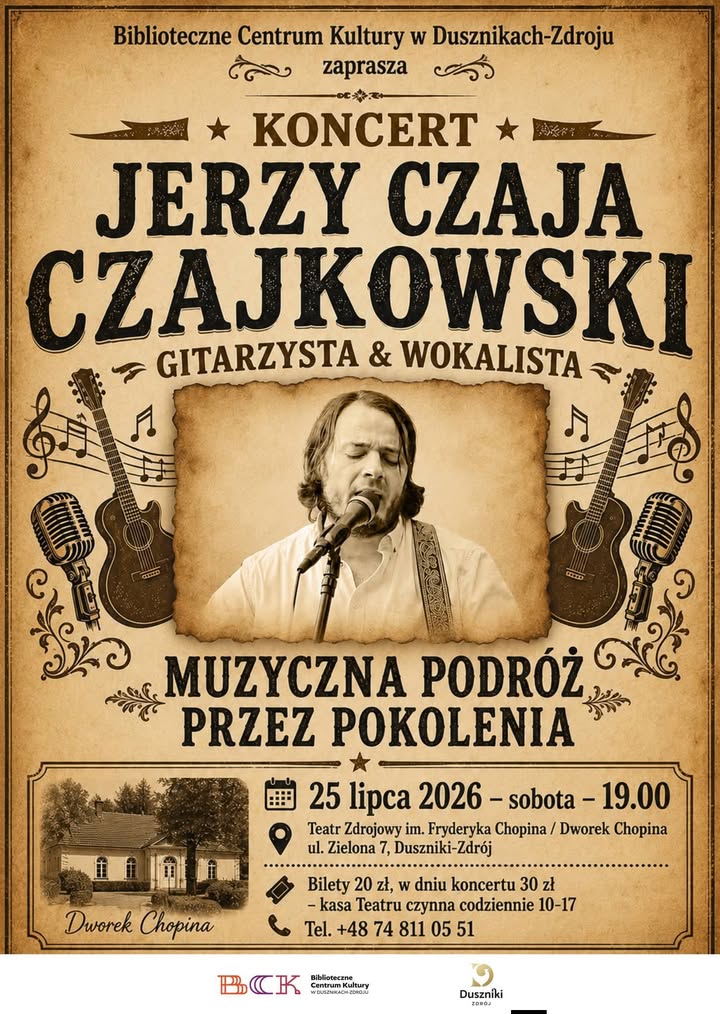 Wydarzenie kulturalne w Teatrze Zdrojowym w Dusznikach-Zdroju - Duszniki-Zdrój