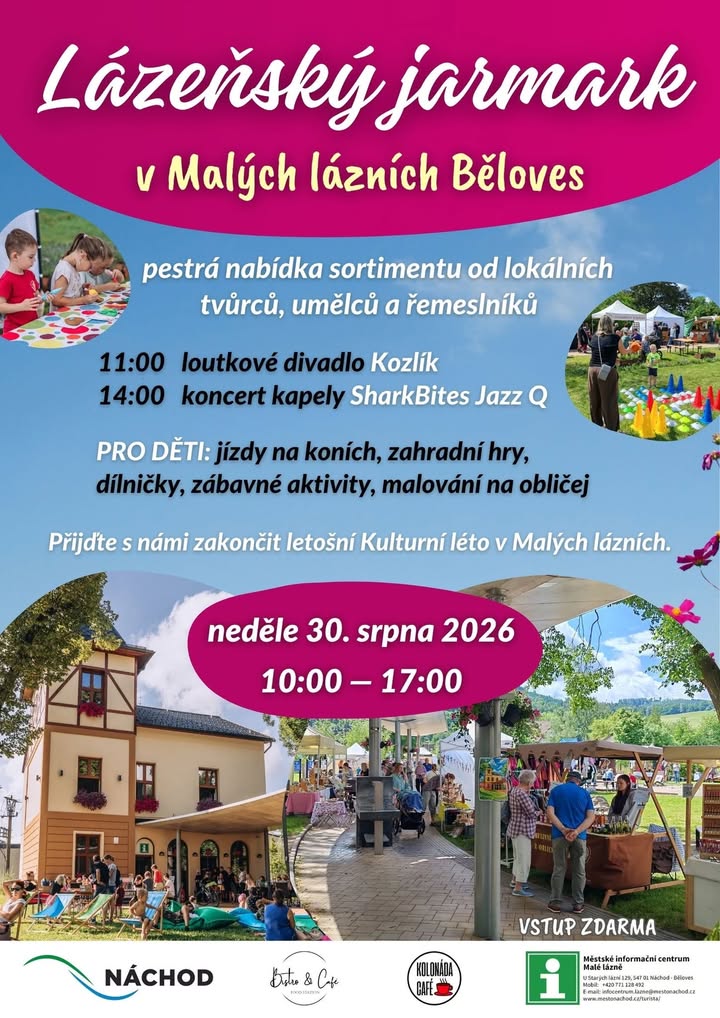 Jarmark Uzdrowiskowy w Náchodzie: Malé lázně zapraszają - Czechy