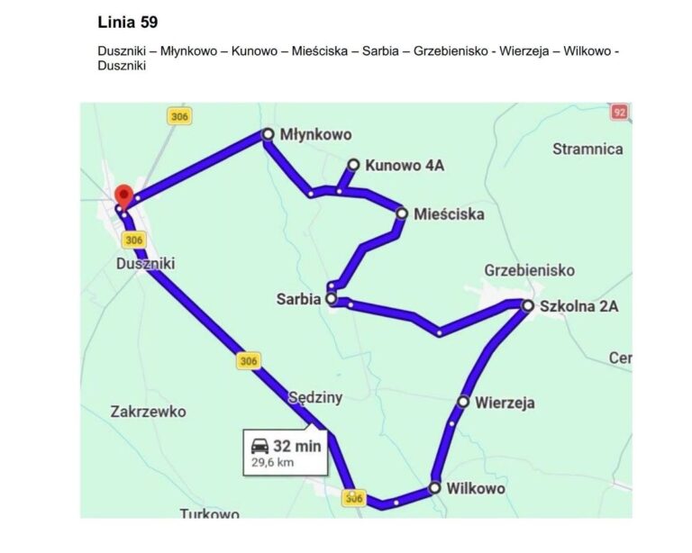 Nowa linia autobusowa w Gminie Duszniki - Paragraf