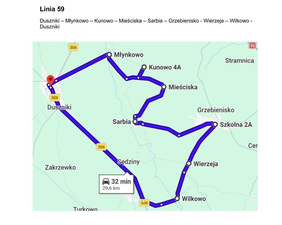 Nowa linia autobusowa w Gminie Duszniki - Paragraf