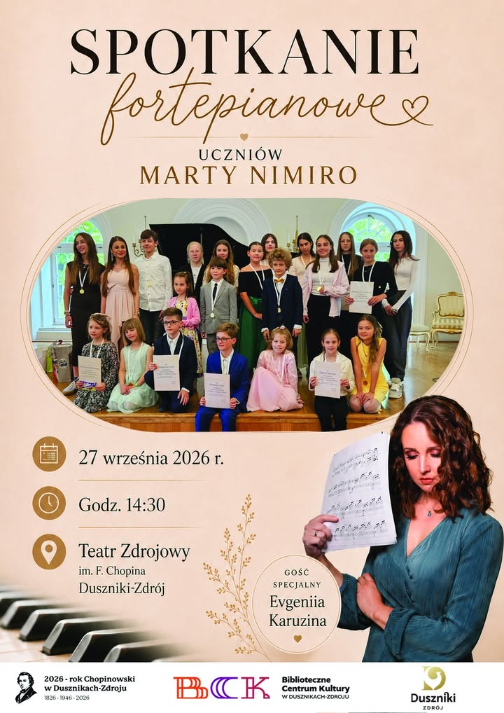 Koncert młodych pianistów w Dusznikach-Zdroju - Duszniki-Zdrój