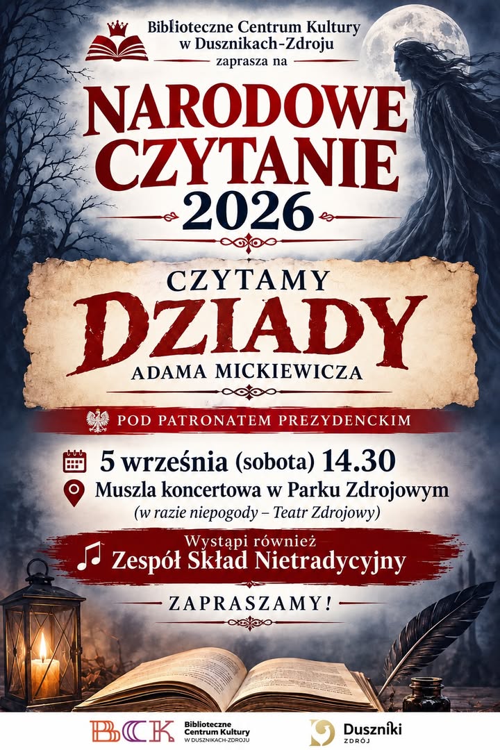 Mickiewicz powraca w Dusznikach-Zdroju - Duszniki-Zdrój