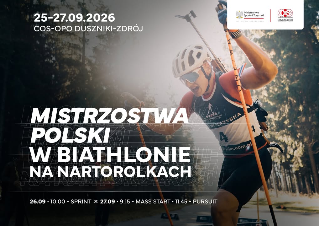 Mistrzostwa Polski w biathlonie na nartorolkach w Dusznikach - Duszniki-Zdrój