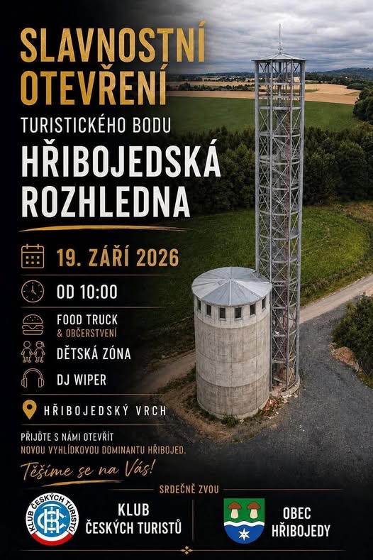 Otwarcie wieży widokowej Hřibojedská w Náchod - Czechy