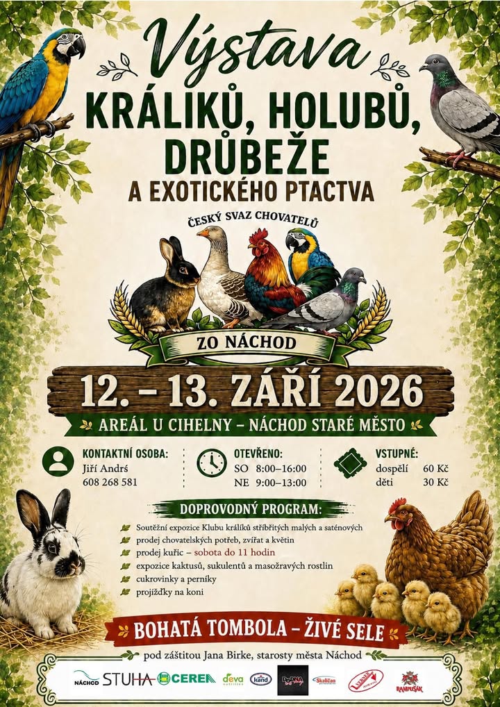 Rodzinna wystawa w Náchodzie: Zwierzęta i rośliny - Paragraf