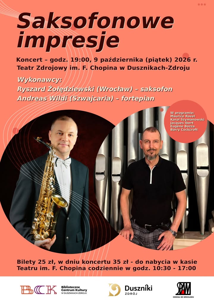 Saksofonowe impresje w Dusznikach-Zdroju - Duszniki-Zdrój