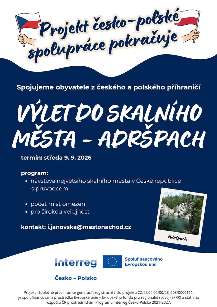 Wyprawa do Adršpachu dla mieszkańców Náchod - Czechy