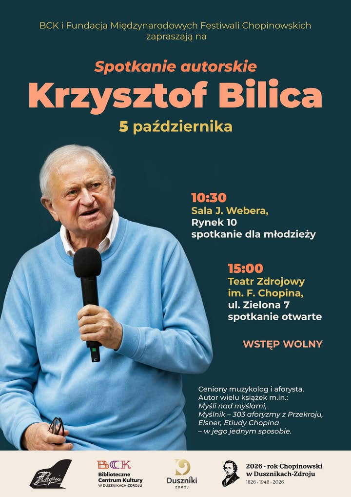 Krzysztof Bilica gościem w Dusznikach-Zdroju - Duszniki-Zdrój