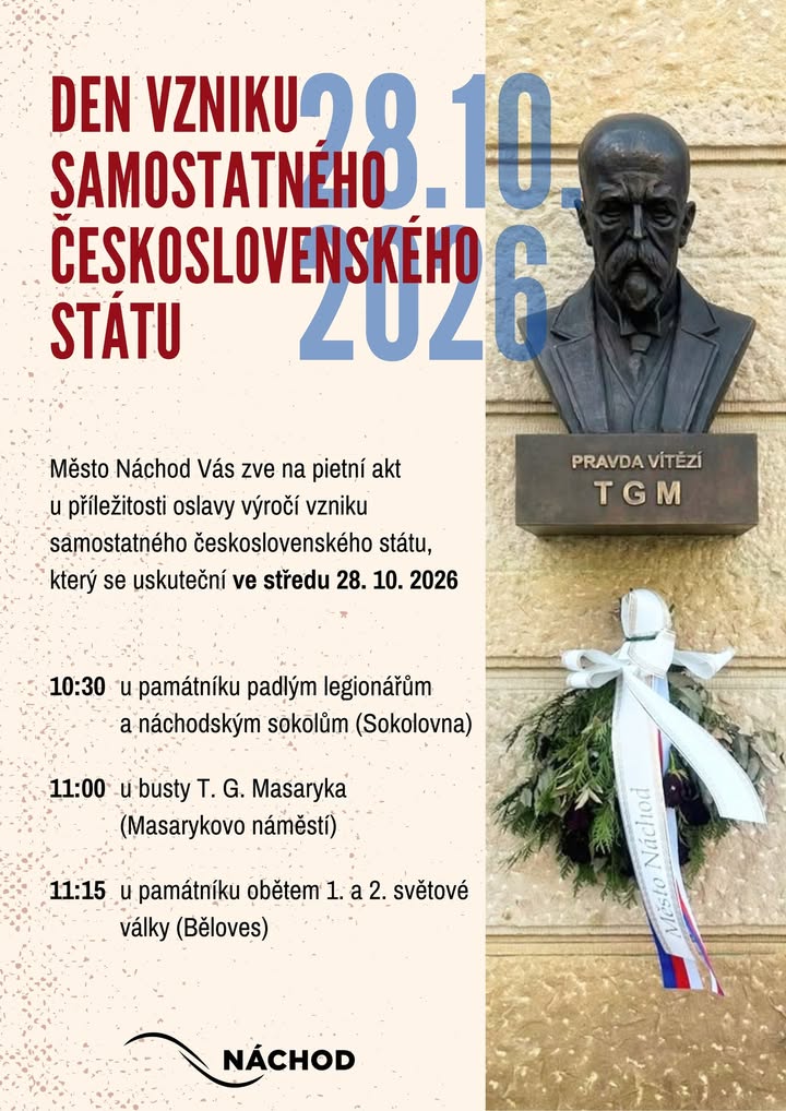 Uroczyste obchody w Náchodzie 28 października - Czechy