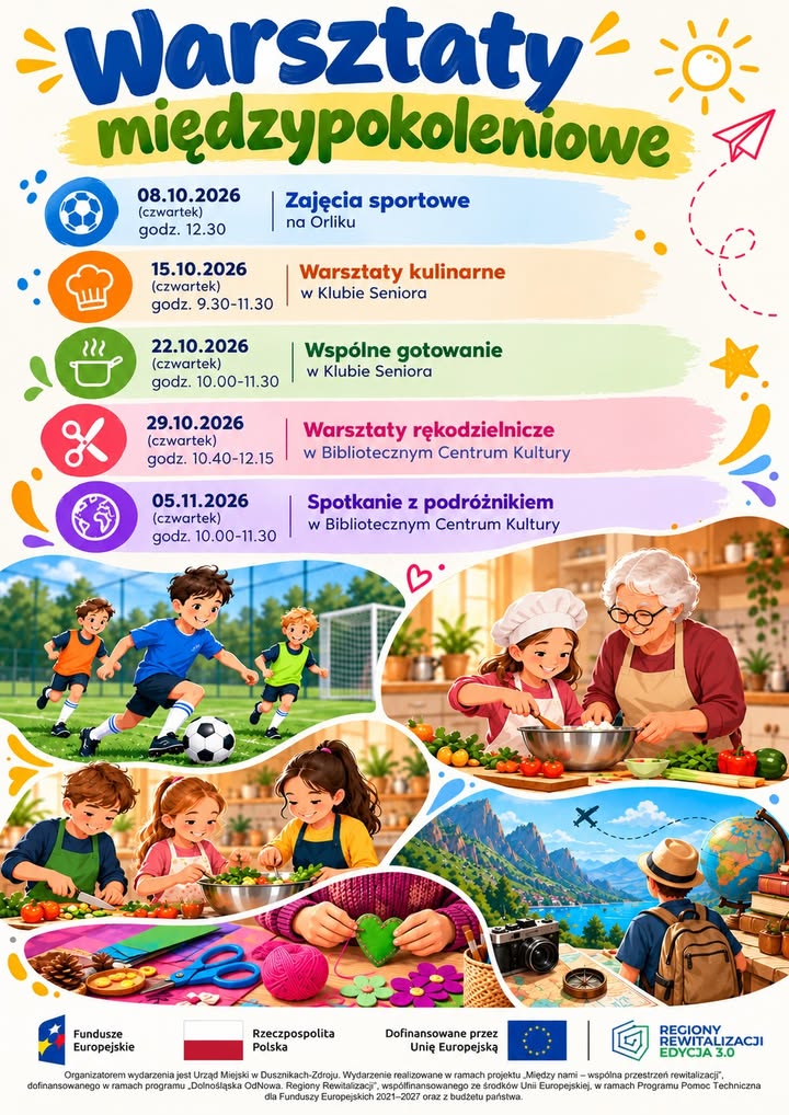 Warsztaty międzypokoleniowe w Dusznikach-Zdroju - Duszniki-Zdrój